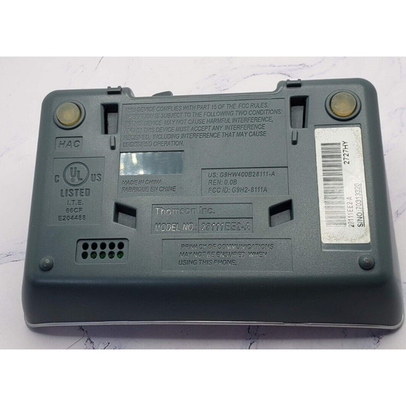 GE 6.0 Digital DECT Cordless Handset Replacement With Base-28112EE2-A - Picture 11 of 15